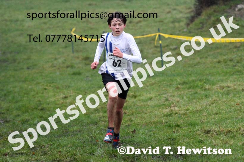 Boys under-15s, NECAA Junior Cross Country Relays, Thornley Farm, Peterlee, Saturday, December 12th. Photo: David T. Hewitson/Sports for All Pics